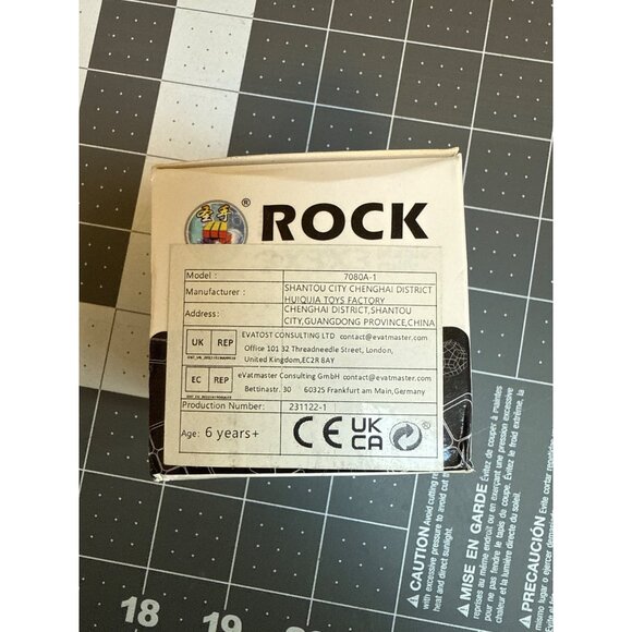 Rock Magic Cube Puzzle Toy Kids Adults 3x3 Blue Sengso Compact Brain Teaser Age - Picture 3 of 5